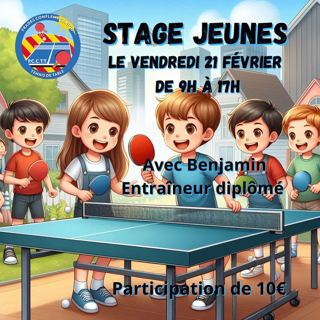 Stage jeunes le 21 février